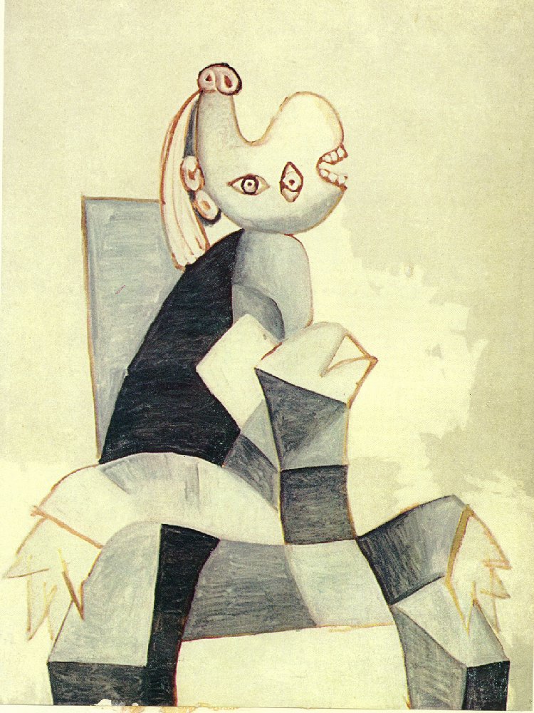 Picasso Woman Seated in a Grey Armchair 1939